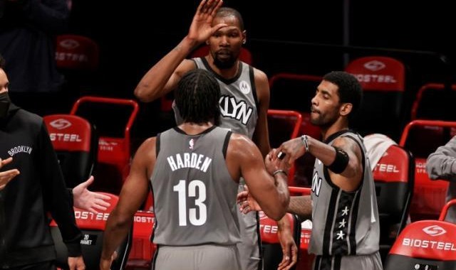 九游娱乐-合砍89分加时力克老鹰 篮网三巨头在磨合中成长